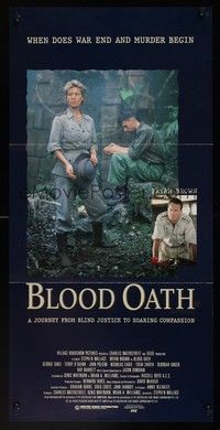 7e646 PRISONERS OF THE SUN Aust daybill '90 Stephen Wallace, Bryan Brown, Blood Oath!