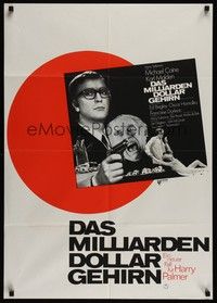 7e090 BILLION DOLLAR BRAIN German '68 Michael Caine, Karl Malden, Ken Russell!