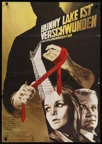 7e100 BUNNY LAKE IS MISSING German '66 directed by Otto Preminger, completely different art!