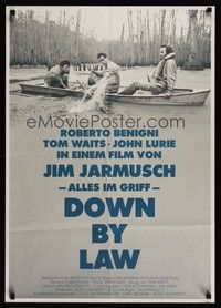 7e147 DOWN BY LAW German '86 Jim Jarmusch, Roberto Benigni, Tom Waits, John Lurie!
