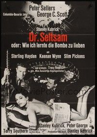 7e148 DR. STRANGELOVE German '64 Stanley Kubrick classic, Sellers, Sterling Hayden, Tracy Reed!