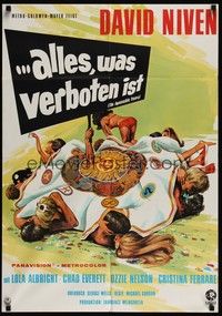 7e194 IMPOSSIBLE YEARS German '69 wacky couples artwork by Braun!