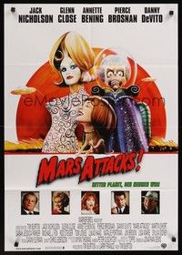7e247 MARS ATTACKS! German '97 directed by Tim Burton, wacky invaders from space!