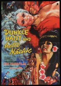 7e263 NUDE, CALDE E PURE German '65 great artwork of sexy tropical babes by Iaia!