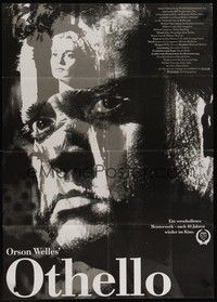 7e268 OTHELLO German R92 Orson Welles in the title role w/pretty Fay Compton, Shakespeare!
