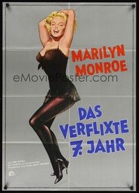 7e301 SEVEN YEAR ITCH German R70s Billy Wilder, different sexy art of Marilyn Monroe!