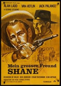 7e304 SHANE German R68 most classic western, Alan Ladd, Jean Arthur, Van Heflin, Brandon De Wilde