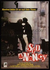 7e306 SID & NANCY German '87 Gary Oldman & Chloe Webb, punk rock classic directed by Alex Cox!