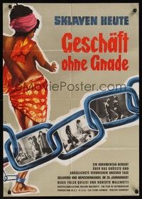 7e307 SLAVE TRADE IN THE WORLD TODAY German '64 Hoff artwork of sexy slave girl!