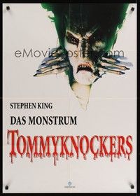 7e325 TOMMYKNOCKERS video German '93 Jimmy Smits, Marg Helgenberger, creepy art of monster!