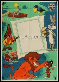 7e334 WARNER BROS CARTOON German '52 Bugs Bunny Cartoon Revue, Yosemite Sam!