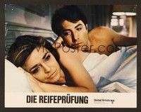 7e807 GRADUATE German LC '69 Dustin Hoffman & Anne Bancroft in bed!