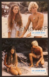 7e864 BLUE LAGOON 8 French LCs '80 sexy young Brooke Shields & Christopher Atkins!