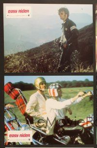 7e886 EASY RIDER 6 set A French LCs '69 Peter Fonda, motorcycle biker classic, Dennis Hopper!
