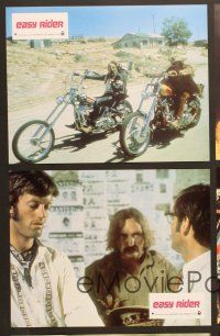 7e887 EASY RIDER 6 set B French LCs '69 Peter Fonda, motorcycle biker classic, Jack Nicholson!