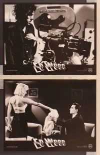 7e888 ED WOOD 10 French LCs '95 Tim Burton, Johnny Depp as the worst director ever, mostly true!