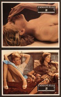 7e889 EMMANUELLE 2 THE JOYS OF A WOMAN 12 French LCs '75 Sylvia Kristel, sexy images!
