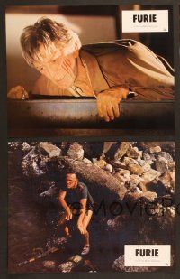7e901 FURY 10 set B French LCs '79 Brian De Palma, Kirk Douglas, an experience in terror & suspense!