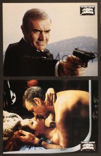 7e940 NEVER SAY NEVER AGAIN 12 French LCs '83 Sean Connery is back as James Bond 007!