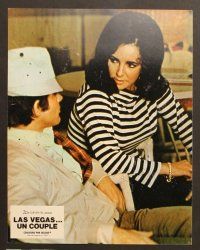7e949 ONLY GAME IN TOWN 18 French LCs '69 Elizabeth Taylor & Warren Beatty are in love in Las Vegas