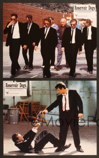 7e961 RESERVOIR DOGS 8 French LCs '92 Quentin Tarantino, Harvey Keitel, Steve Buscemi, Chris Penn!