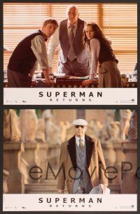 7e975 SUPERMAN RETURNS 8 French LCs '06 Bryan Singer, Brandon Routh, Kate Bosworth, Kevin Spacey!