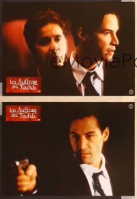 7e795 DEVIL'S ADVOCATE 8 German LCs '97 Keanu Reeves, Al Pacino, Charlize Theron!