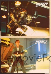 7e785 BLUE MONKEY 8 German LCs '87 Steve Railsback, cool sci-fi horror images, Insect!