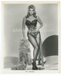 7f050 ANN-MARGRET 8x10 still '60s in sexiest showgirl outfit on stage holding feather boa!