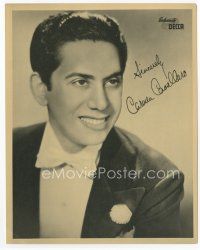 7f008 CARMEN CAVALLARO 8x10 Decca Records still '40s head & shoulders portrait in tuxedo!