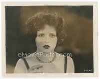 7f097 CLARA BOW 8x10 still '27 head & shoulders close up of the star from Rough House Rosie!