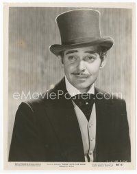 7f100 CLARK GABLE 8x10 still R61 great close portrait in top hat from Gone with the Wind!