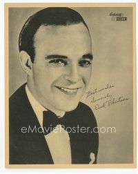 7f015 DICK ROBERTSON 8x10 Decca Records still '40s head & shoulders smiling portrait in tuxedo!