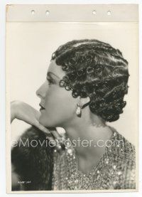 7f140 FRANCES DEE 8x10 key book still '30s head & shoulders profile with her hair in ringlets!
