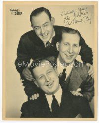 7f024 JESTERS 8x10 Decca Records still '40s Red, Wamp, and Guy wearing business suits!