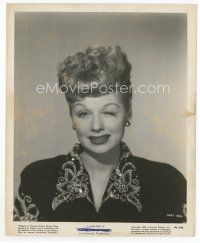 7f339 LUCILLE BALL 8x10 still '46 great head & shoulders winking portrait from Lover Come Back!