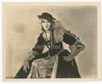 7f374 MARY PICKFORD deluxe 8x10 still '20s in full costume with feathered hat by K.O. Rahmn!