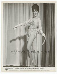 7f381 NATALIE WOOD CanUS 8x10 still '62 full-length sexy portrait about to strip on stage in Gypsy!