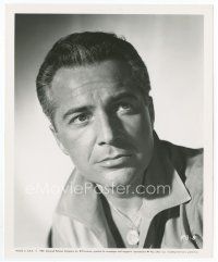 7f416 ROSSANO BRAZZI 8.25x10 still '57 head & shoulders close up wearing collared shirt!
