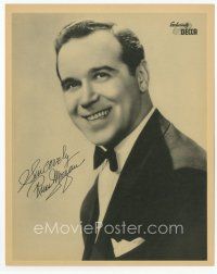 7f031 RUSS MORGAN 8x10 Decca Records still '40s head & shoulders portrait wearing tuxedo!