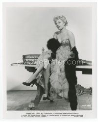 7f428 SHELLEY WINTERS 8x10 still '50 as sexy bar girl sitting on roulette gambling table!