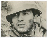 7f471 TOMMY SANDS 7x9 still '62 super close up wearing helmet from The Longest Day!