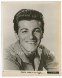 7f472 TOMMY SANDS 8x10 still '58 great head & shoulders smiling portrait of the young singer!