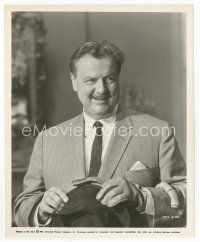 7f505 WALTER SLEZAK 8.25x10 still '61 smiling close up wearing suit & tie from Come September!