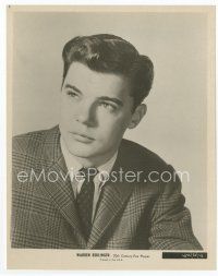 7f508 WARREN BERLINGER 8x10 still '59 head & shoulders portrait of the young actor in suit & tie!