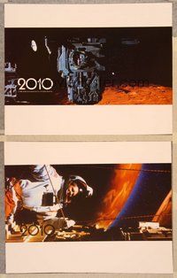 7g687 2010 2 white border LCs '84 sci-fi sequel to 2001: A Space Odyssey, cool space images!