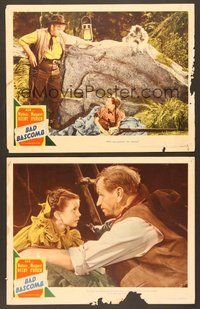 7g692 BAD BASCOMB 2 LCs '46 Wallace Beery & young Margaret O'Brien!