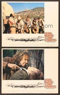 7g705 COWBOYS 2 LCs '72 Roscoe Lee Browne doses boys with castor oil, Bruce Dern with knife!