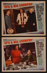 7g721 IT'S A BIG COUNTRY 2 LCs '51 image of priest Van Johnson!