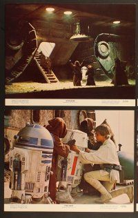 7g370 STAR WARS 8 color 11x14 stills '77 George Lucas classic sci-fi epic, cool images!